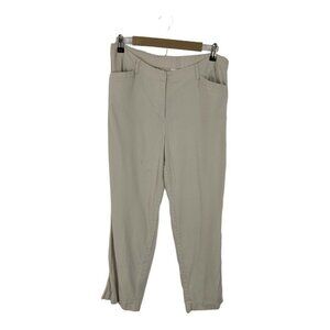 J. Jill Womens Size 14 Beige Linen Stretch Pants